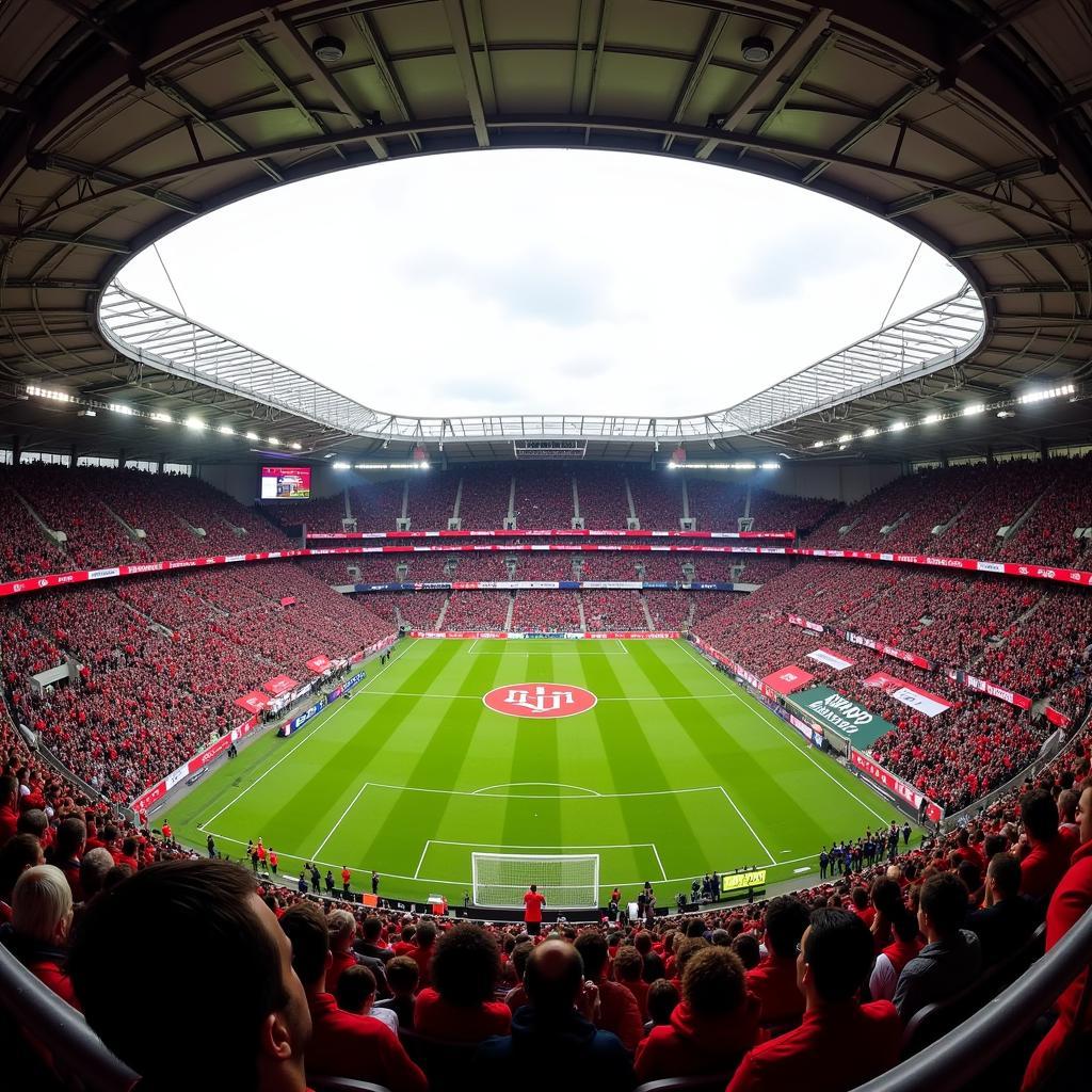 Spieltag-Atmosphäre in der BayArena