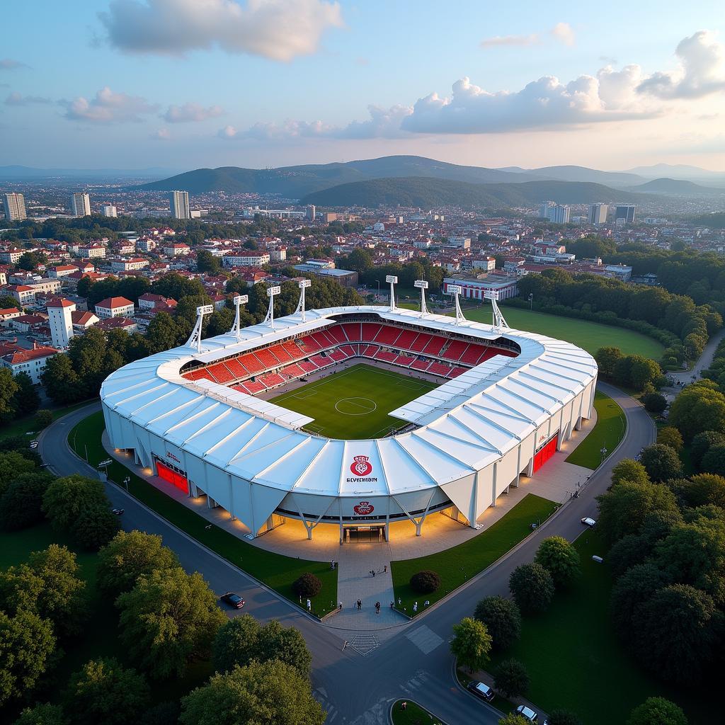 Ulrich-Haberland-Stadion in Evertzberg Leverkusen