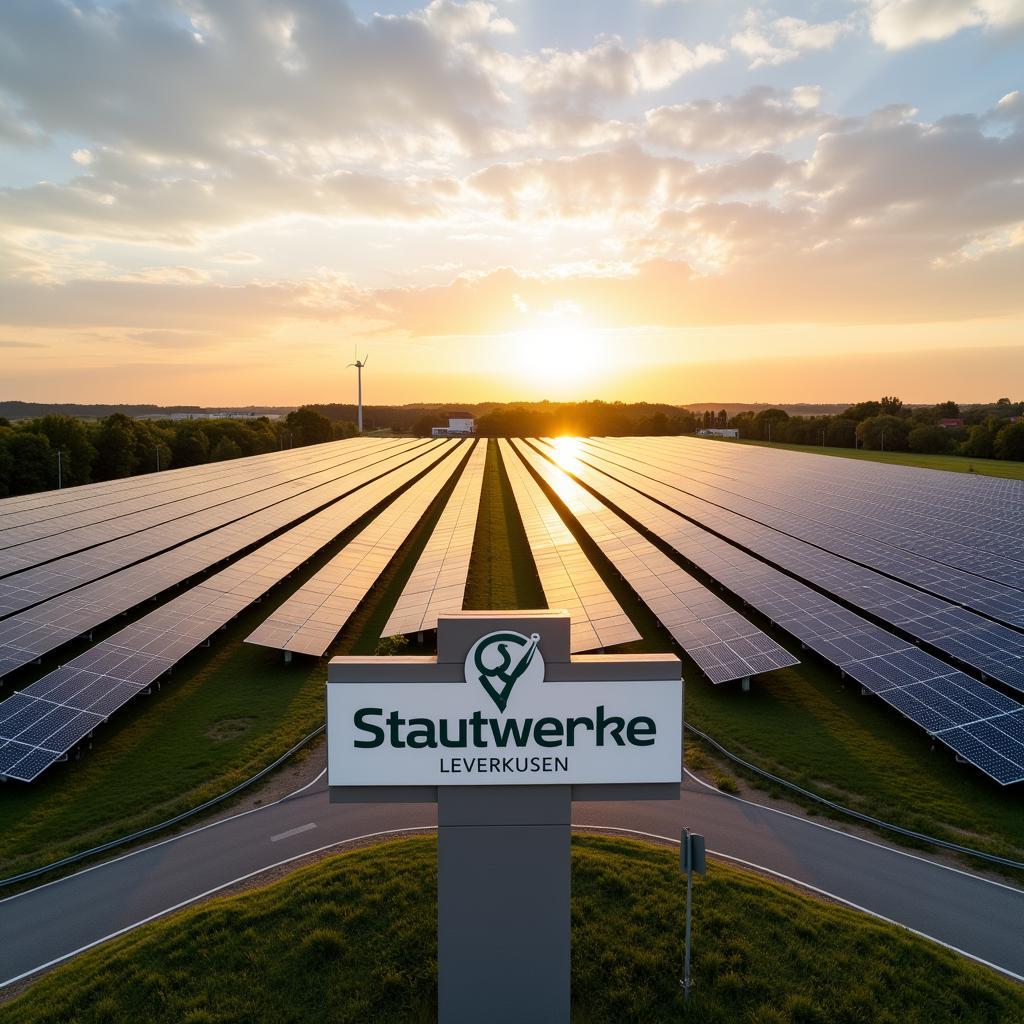 Solarpark der Stadtwerke Leverkusen