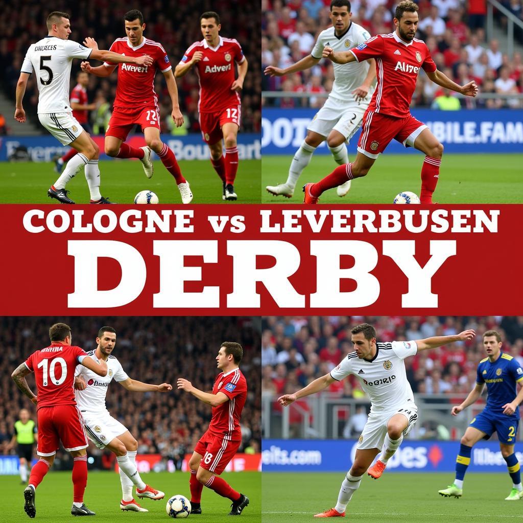 Historische Momente des Derbys 1. FC Köln gegen Bayer 04 Leverkusen