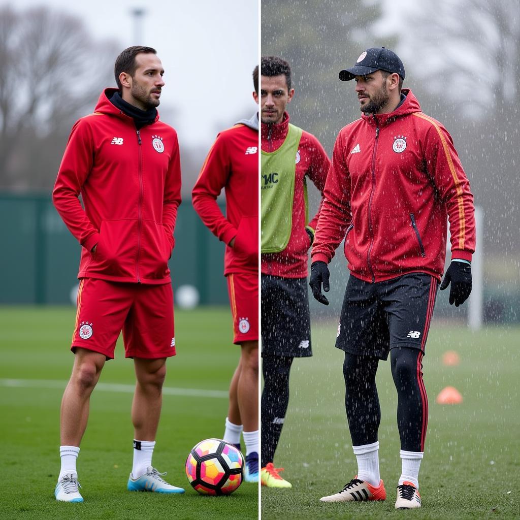 Training bei unterschiedlichen Temperaturen in Leverkusen