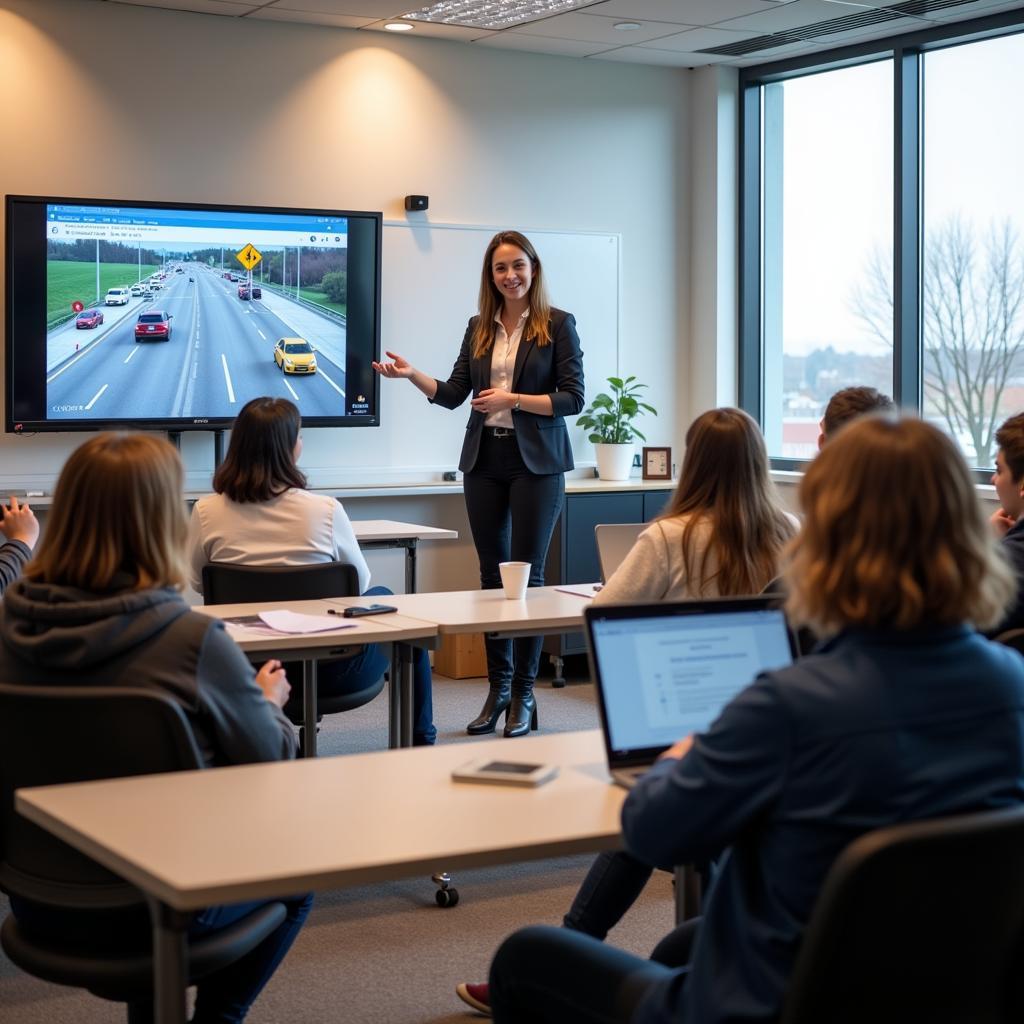 Moderner Theorieunterricht in der 123fahrschule Leverkusen