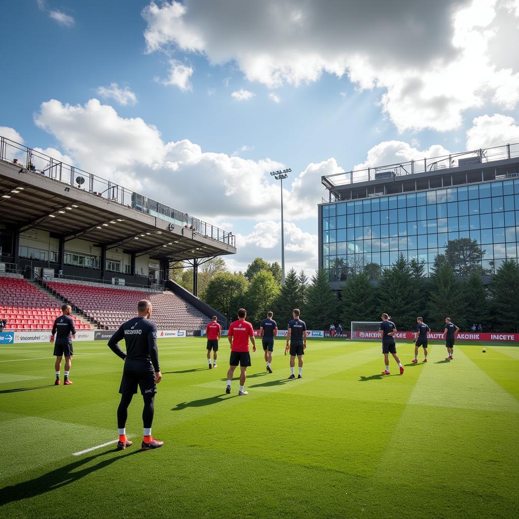 Training an der Dieselstraße 4 in Leverkusen