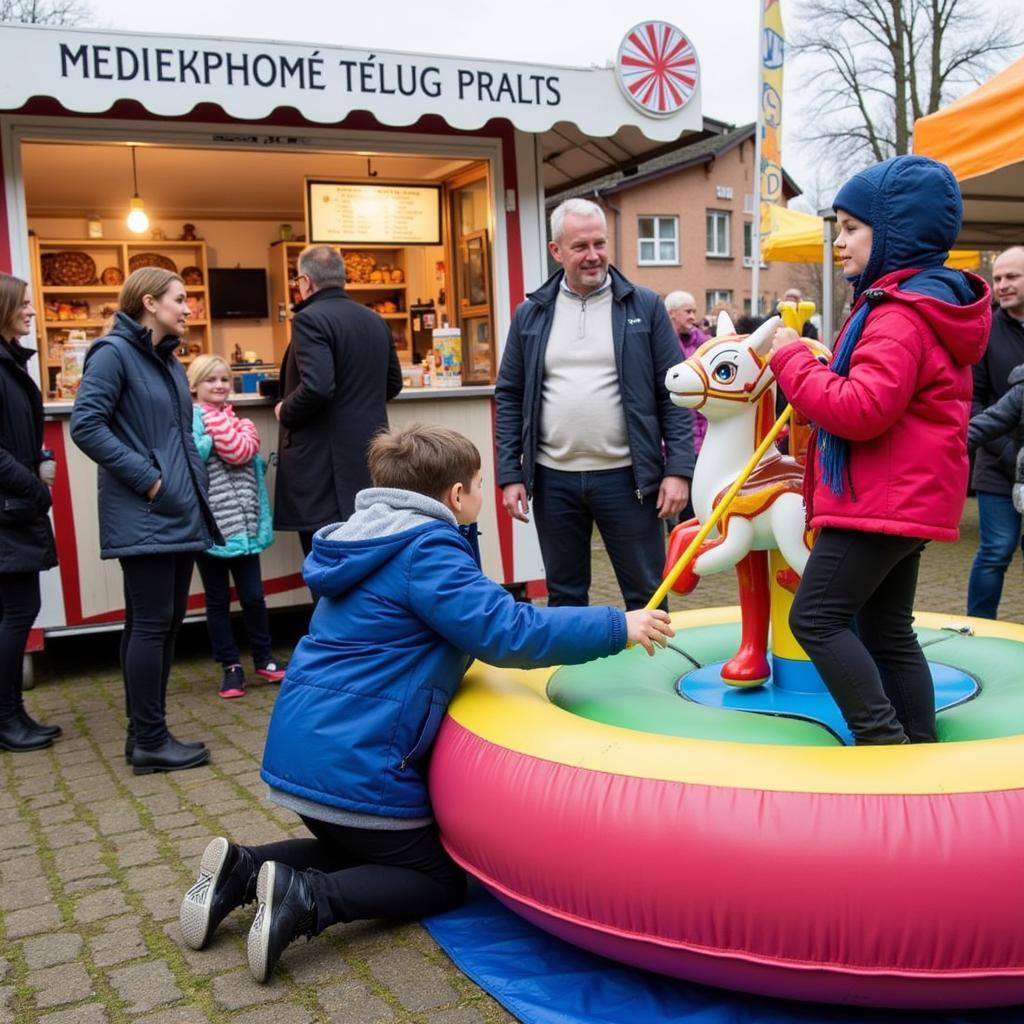 Familienfreundliche Aktivitäten auf dem Trödelmarkt in Leverkusen am 27.1.19