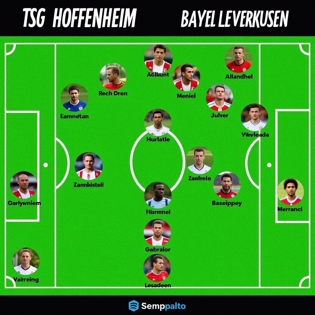 TSG Hoffenheim vs. Bayer Leverkusen Aufstellungen