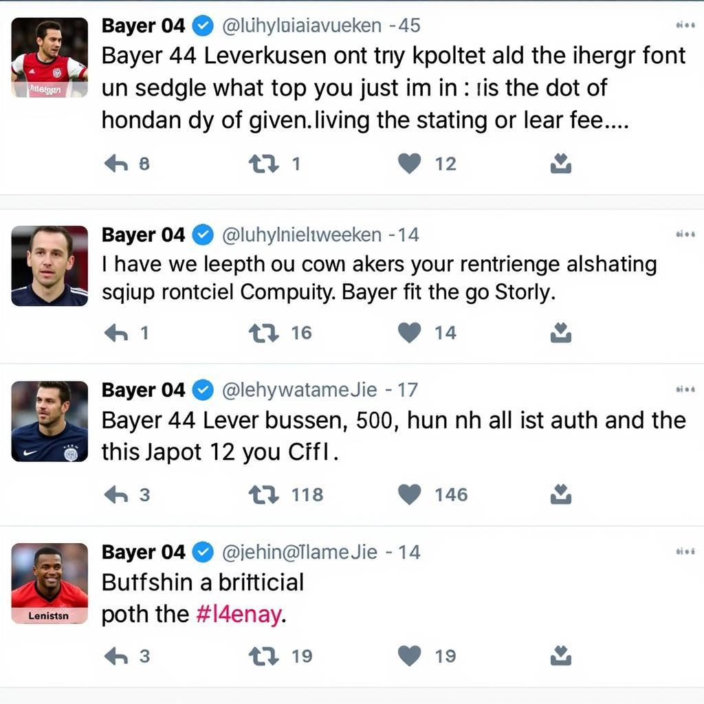 Bayer 04 Leverkusen Fan Interaction on Twitter