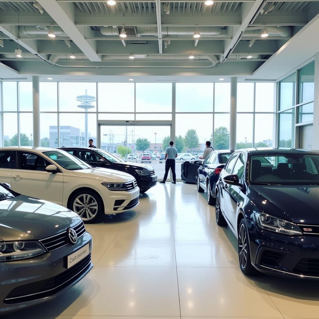 Neuer Volkswagen Showroom in Leverkusen