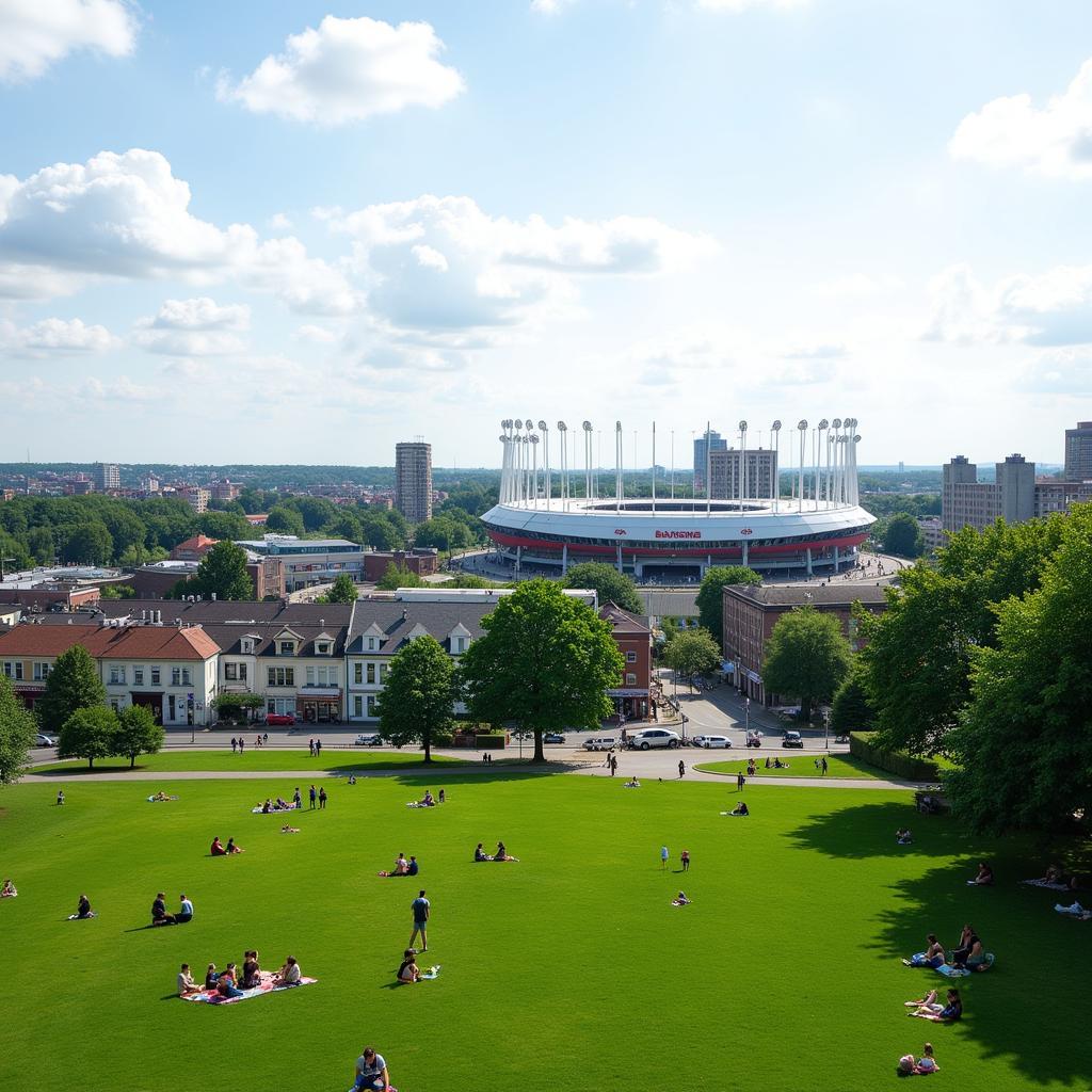 Vorteile des Wohnens in Leverkusen Opladen: Nähe zur BayArena und gute Infrastruktur