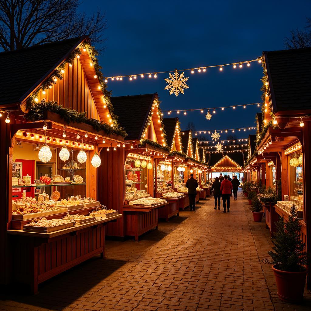 Weihnachtsmarkt Leverkusen Opladen Buden