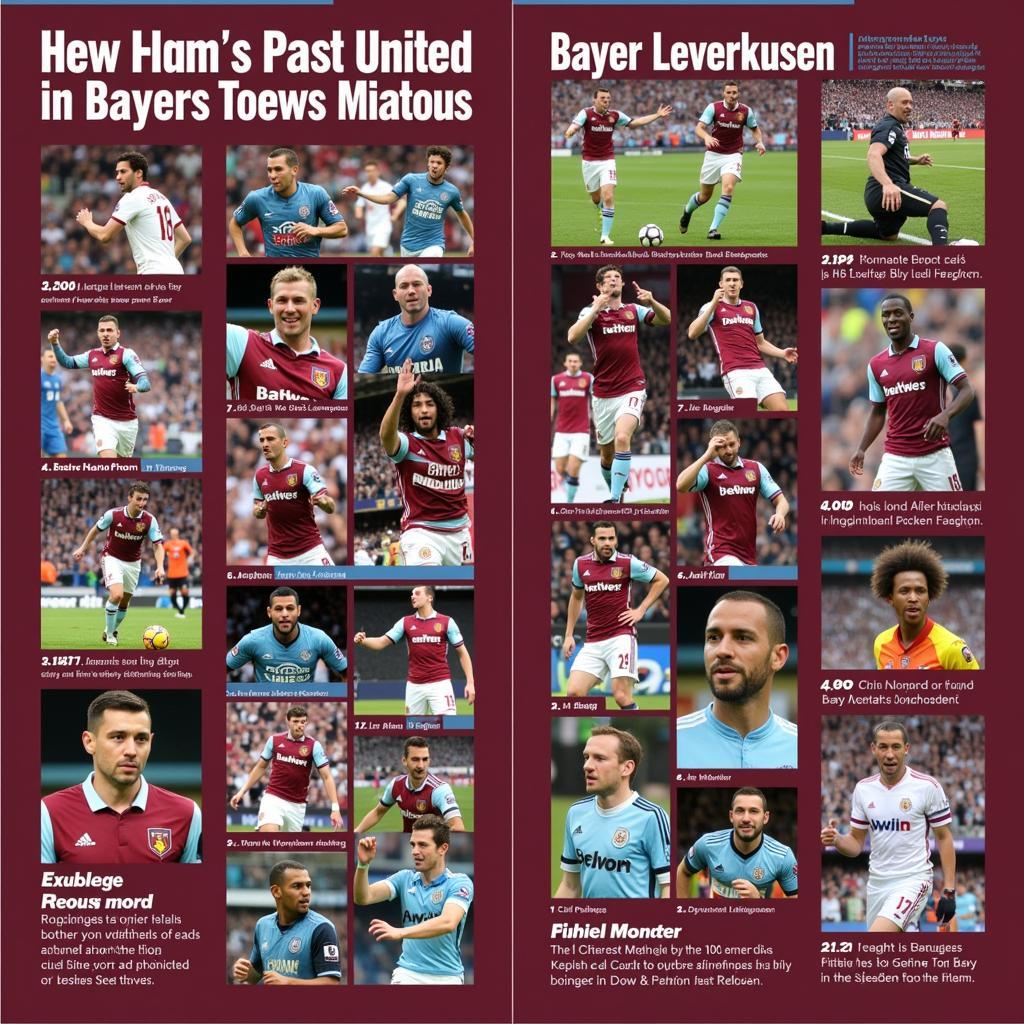 Historische Begegnungen zwischen West Ham und Leverkusen: Ein Rückblick auf spannende Spiele.