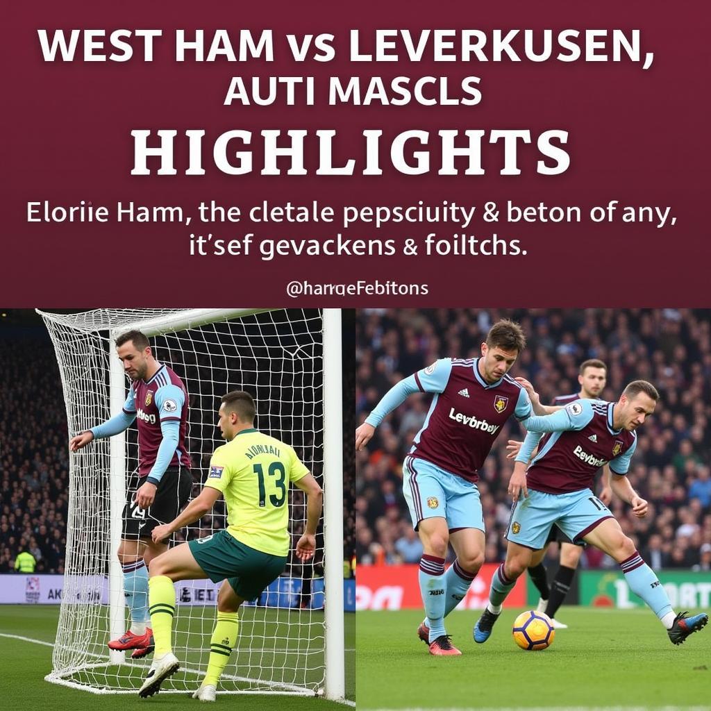 Highlight-Szenen West Ham United gegen Bayer 04 Leverkusen