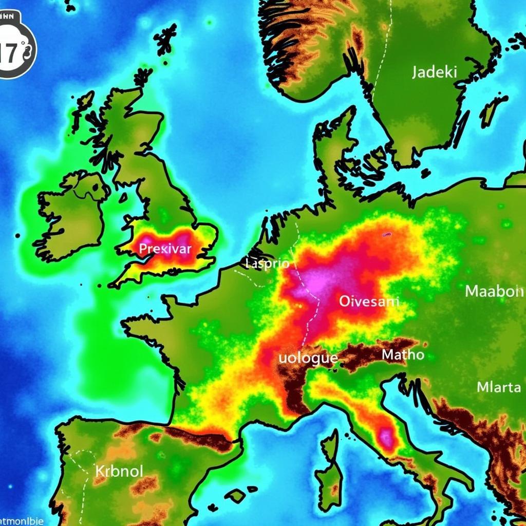 Aktueller Wetterradar für Leverkusen