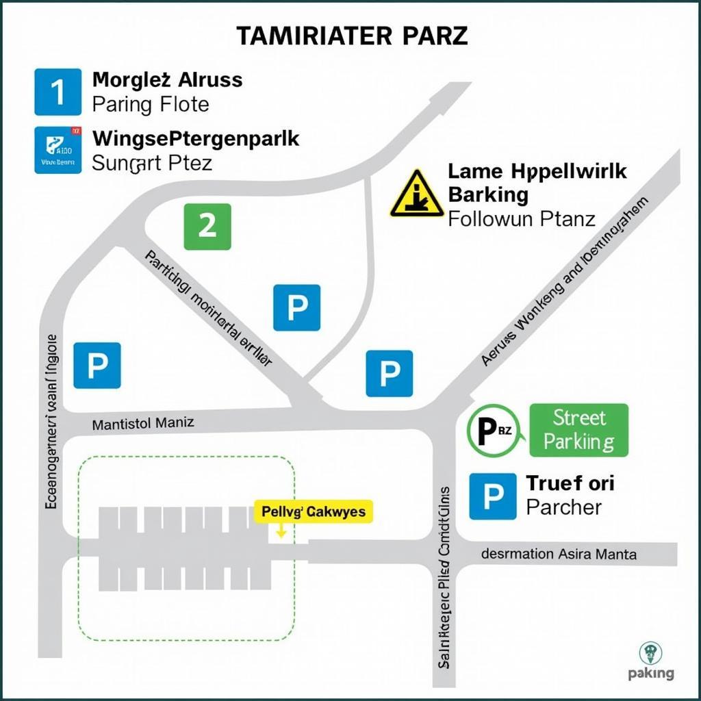 Parkmöglichkeiten am Wiesdorfer Platz Leverkusen