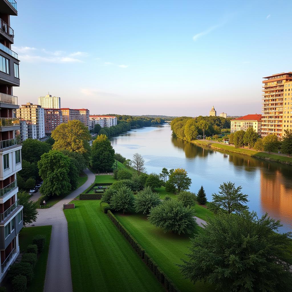 Wohnungen mit Rheinblick in Leverkusen