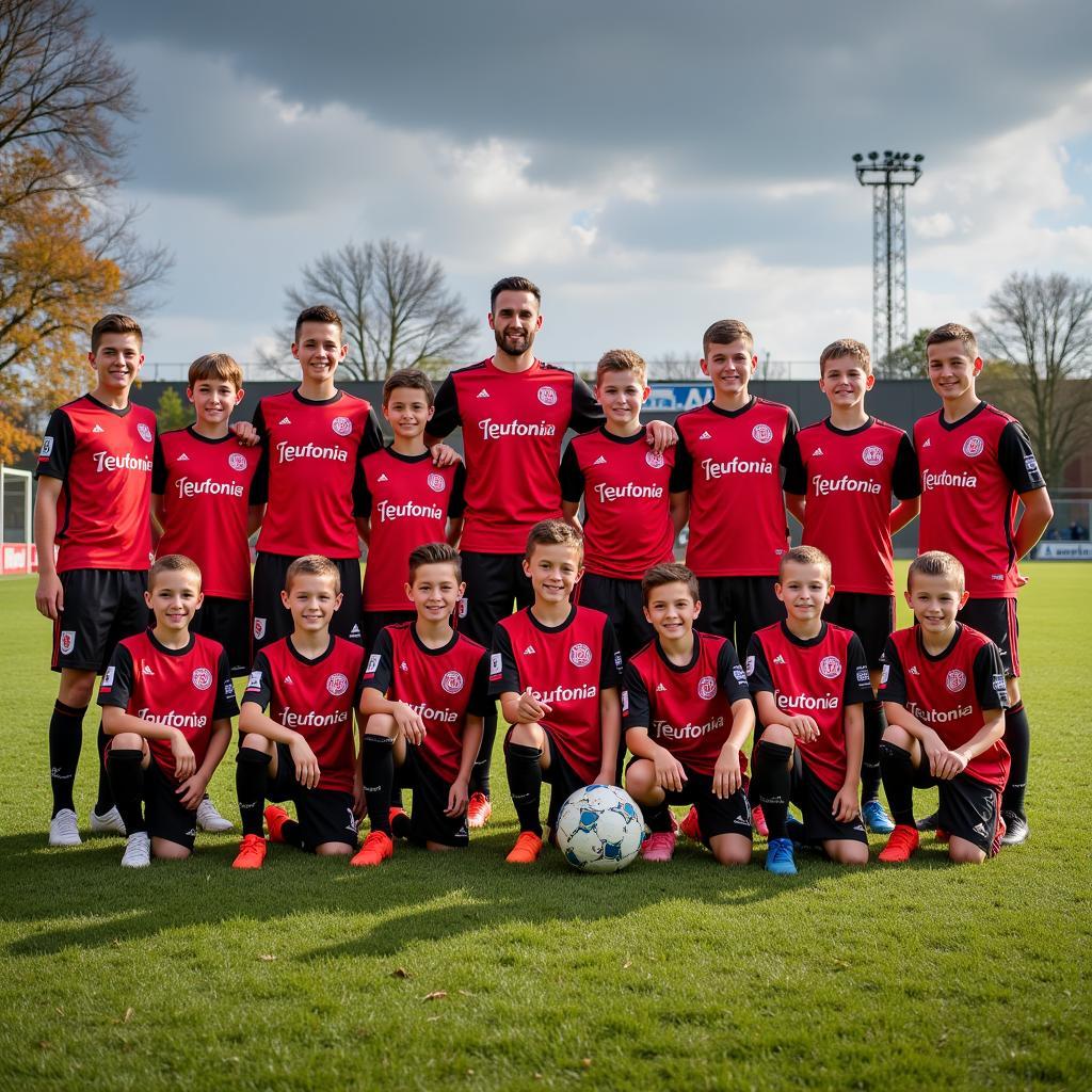 Die Zukunft des Fussballs bei Teutonia Leverkusen: Junge Talente und große Träume.