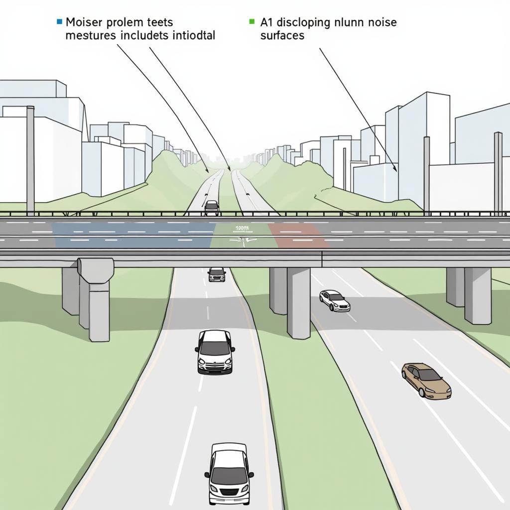 Effektive Lärmschutzmaßnahmen an der A1 Brücke Bismarckstraße