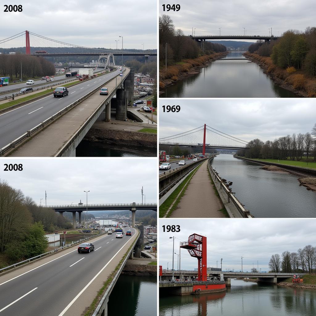 Die Geschichte der A3 Brücke Leverkusen in Bildern