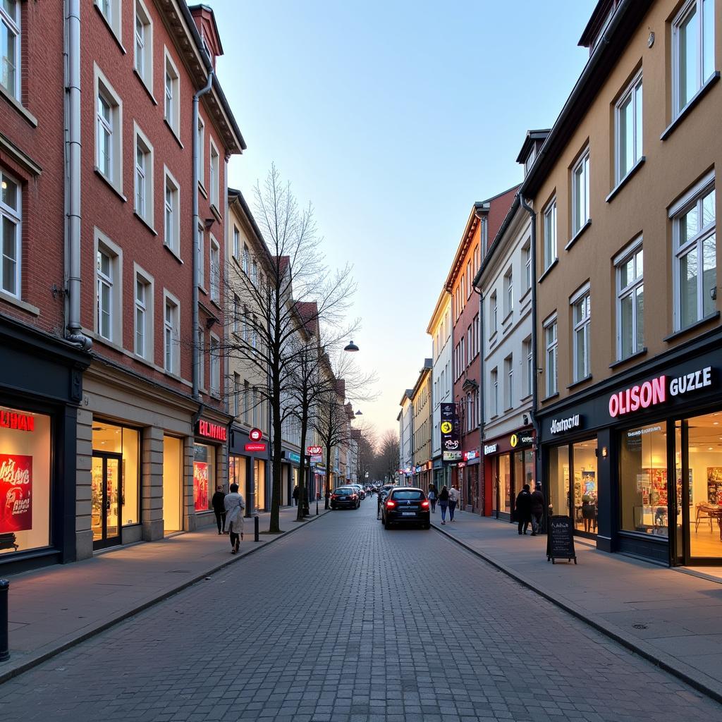 Geschäfte an der Aarstr Leverkusen