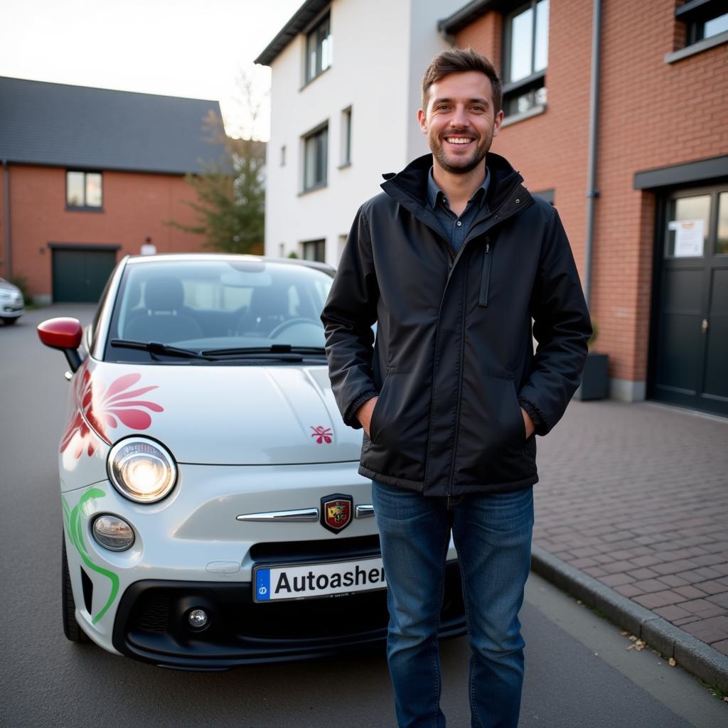 Abarth Autogas Fahrer in Leverkusen