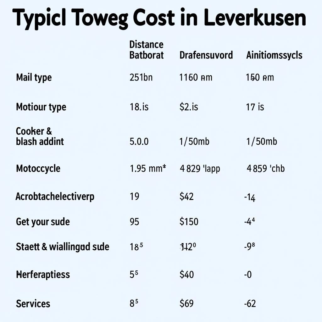 Kosten Abschleppdienst Leverkusen