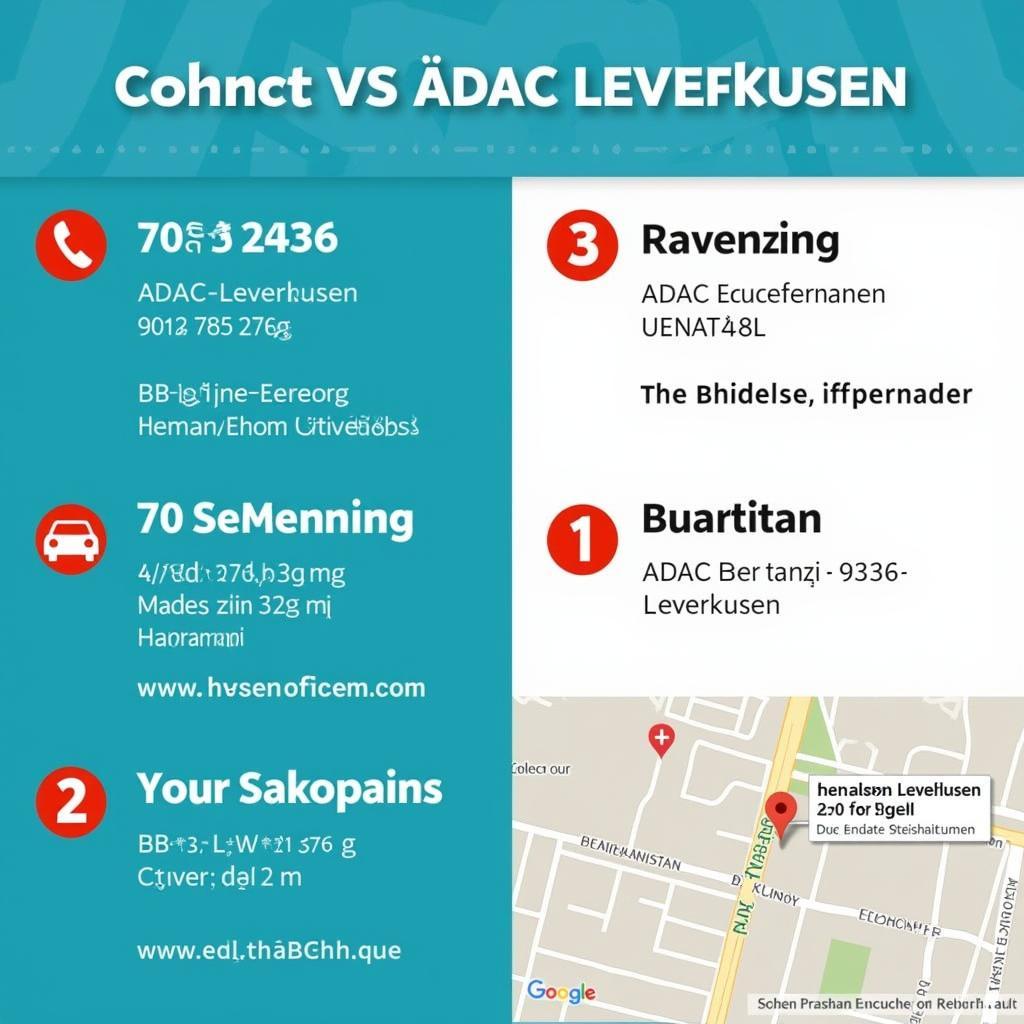 ADAC Leverkusen Telefonnummer und Kontaktinformationen