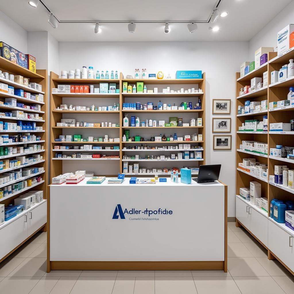 Breites Sortiment in der Adler Apotheke