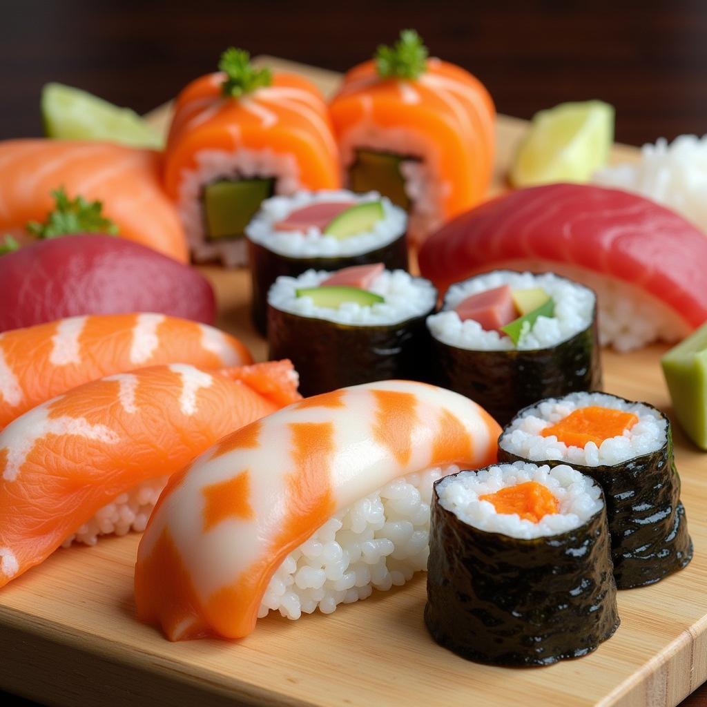 Frisches Sushi bei Aiko Sushi in Leverkusen