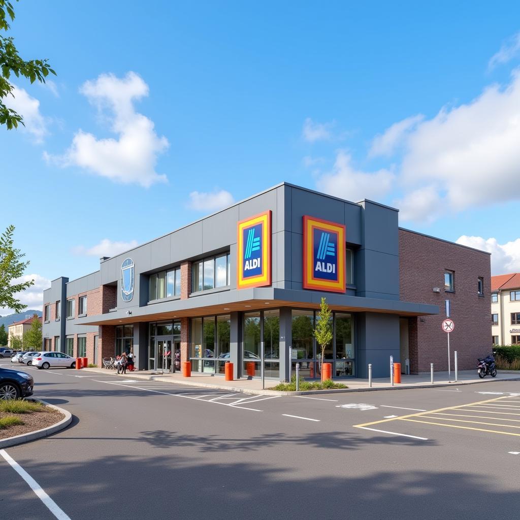 Aldi Süd Filiale in Leverkusen Hitdorf