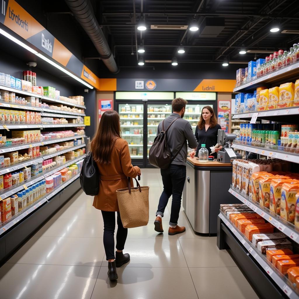 Einkaufen bei Aldi Süd Leverkusen Nähe A3