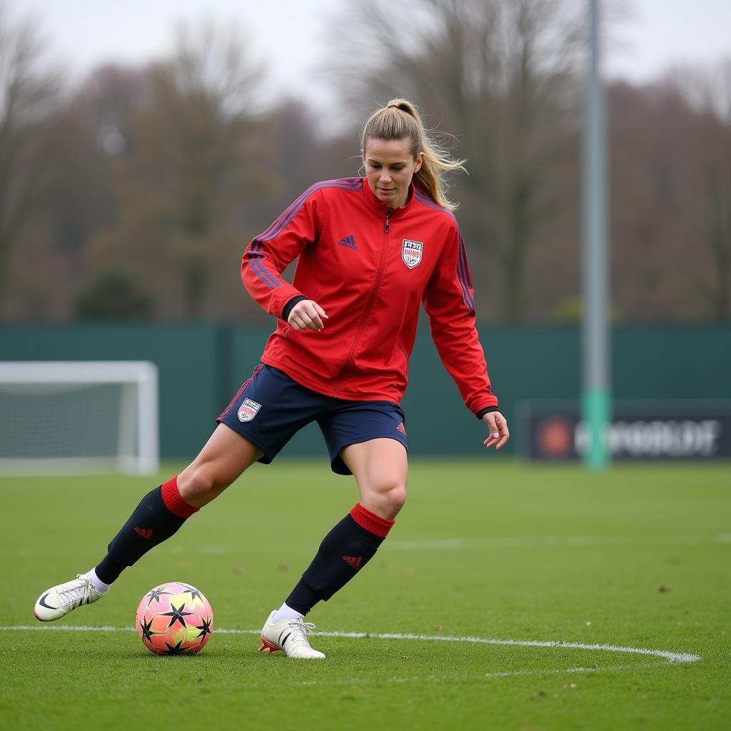 Alexandra Höfer im Training