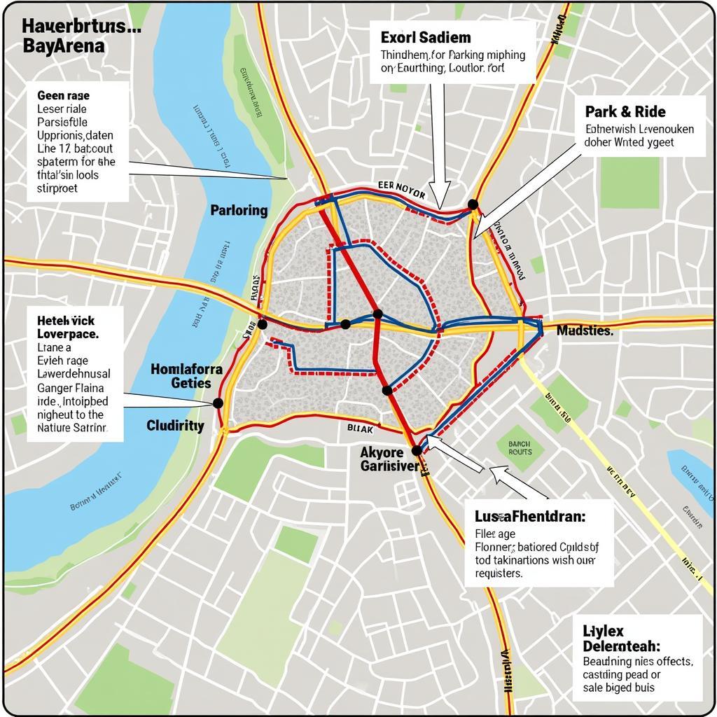 Alternative Anreisemöglichkeiten zur BayArena während der Bauarbeiten