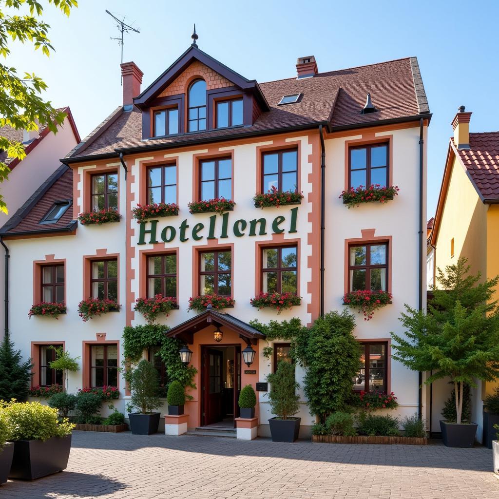 Außenansicht des Altstadt Hotels Leverkusen Wiesdorf