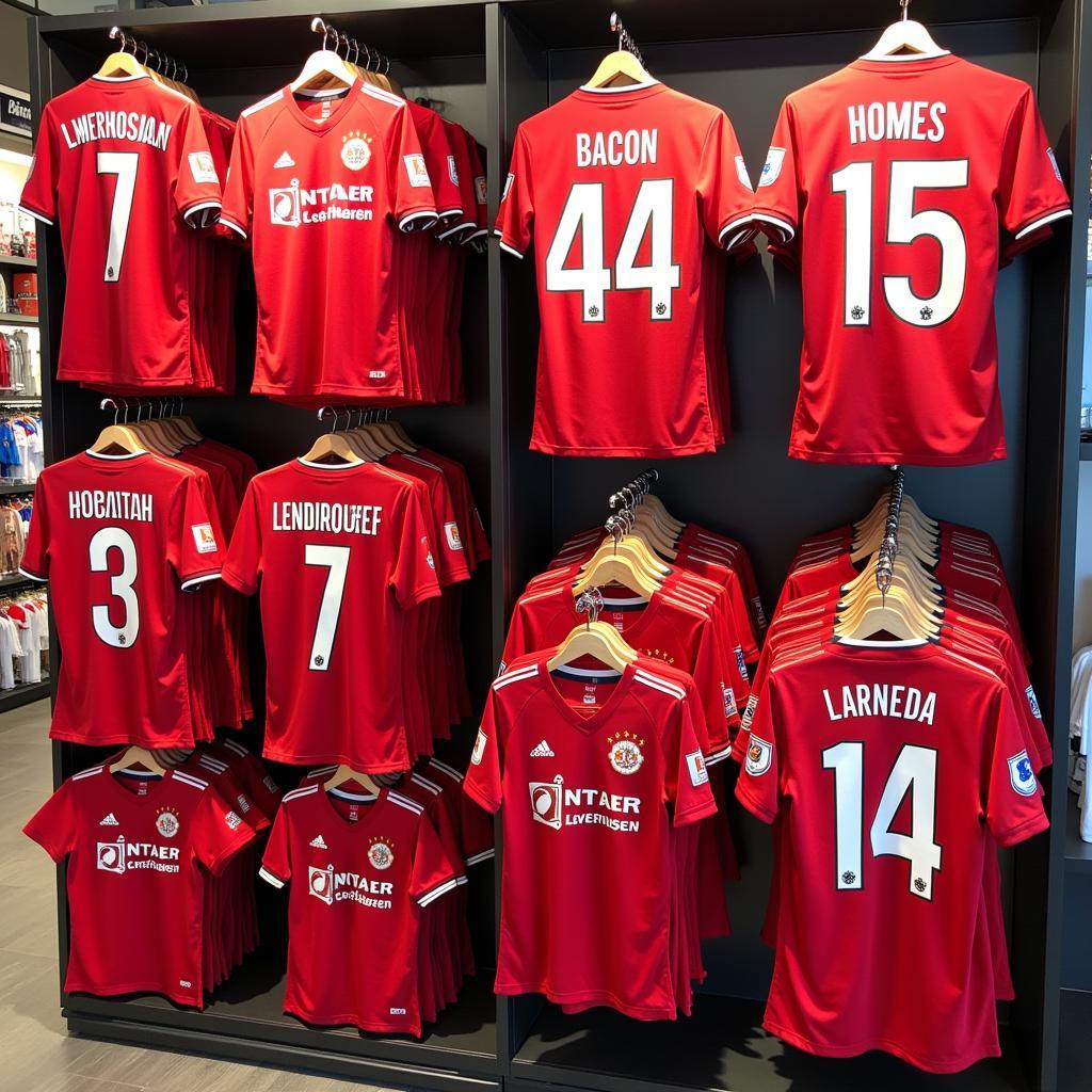 Bayer 04 Leverkusen Trikots im Angelshop Ahrstraße