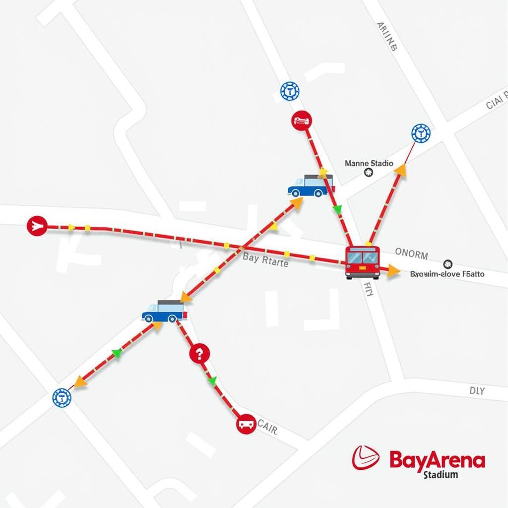 Anreisemöglichkeiten zur BayArena für das Spiel gegen Eintracht Frankfurt: Auto, Bahn und Bus.