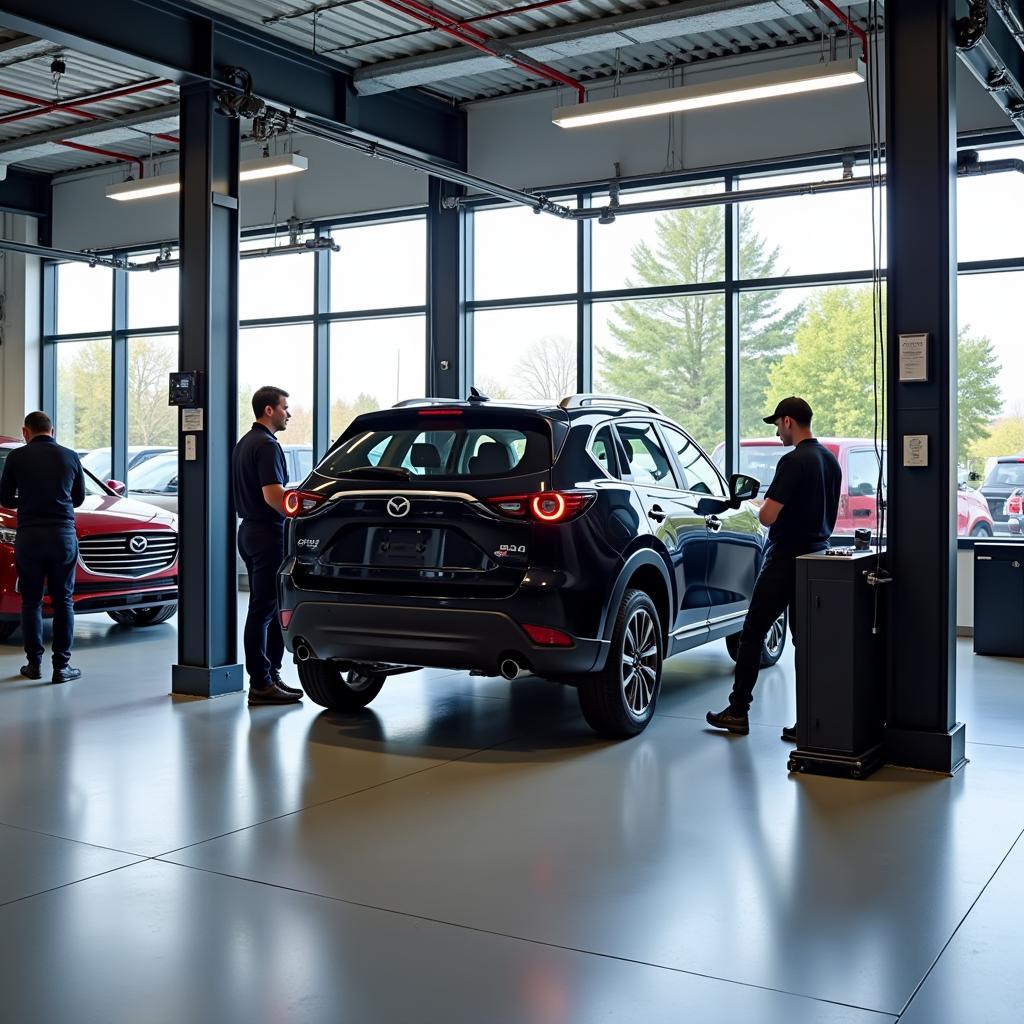 Moderner Werkstatt-Service bei Antje Schüßler Mazda