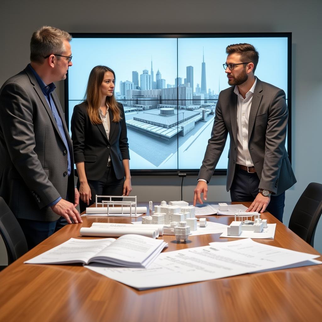 Kundenberatung im Architekturbüro Hentges Leverkusen