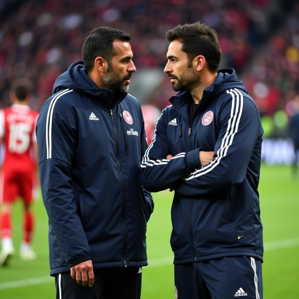 Arda Güler im Gespräch mit Xabi Alonso