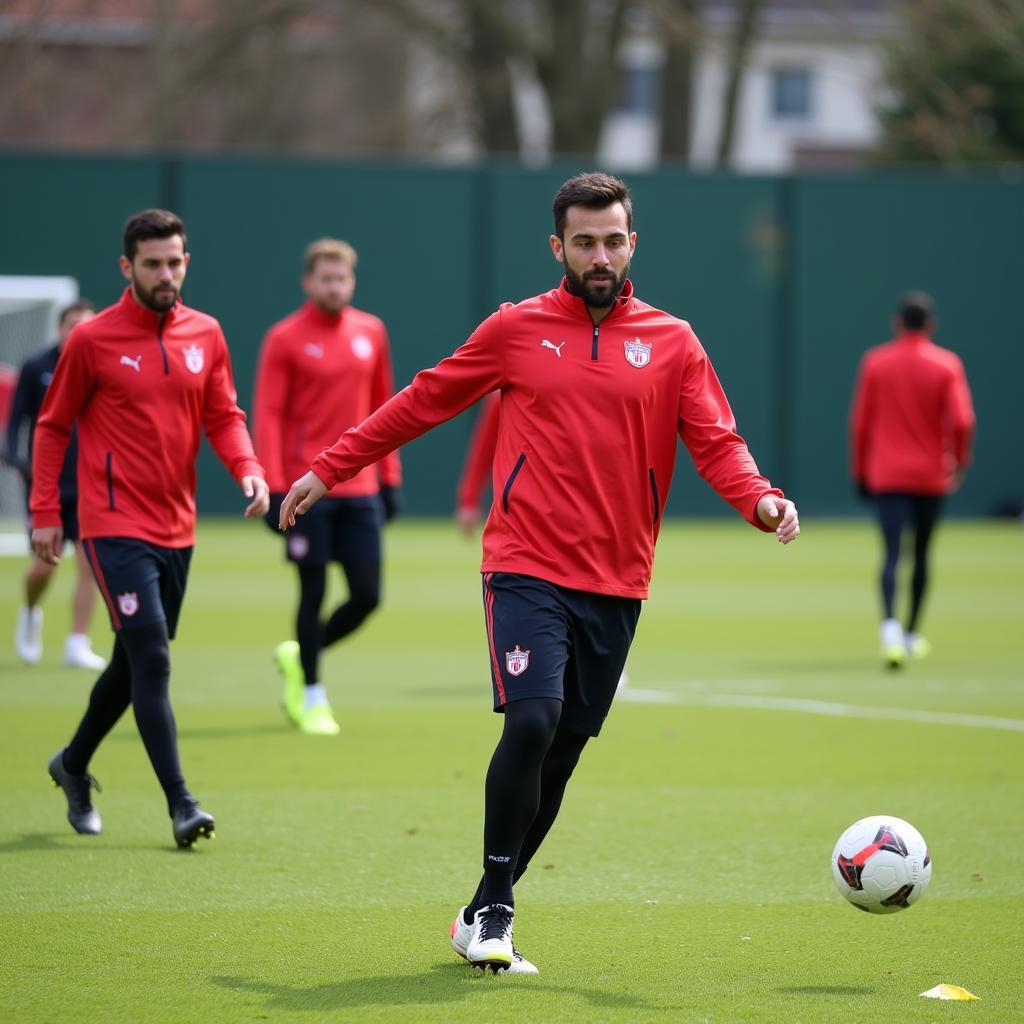 Arda Güler im Training mit Bayer Leverkusen