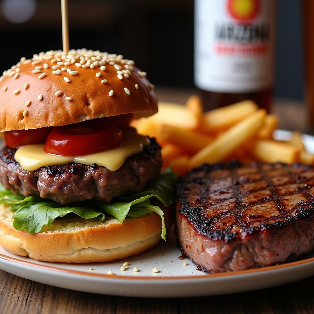 Saftige Burger und zarte Steaks im Arizona Leverkusen Restaurant