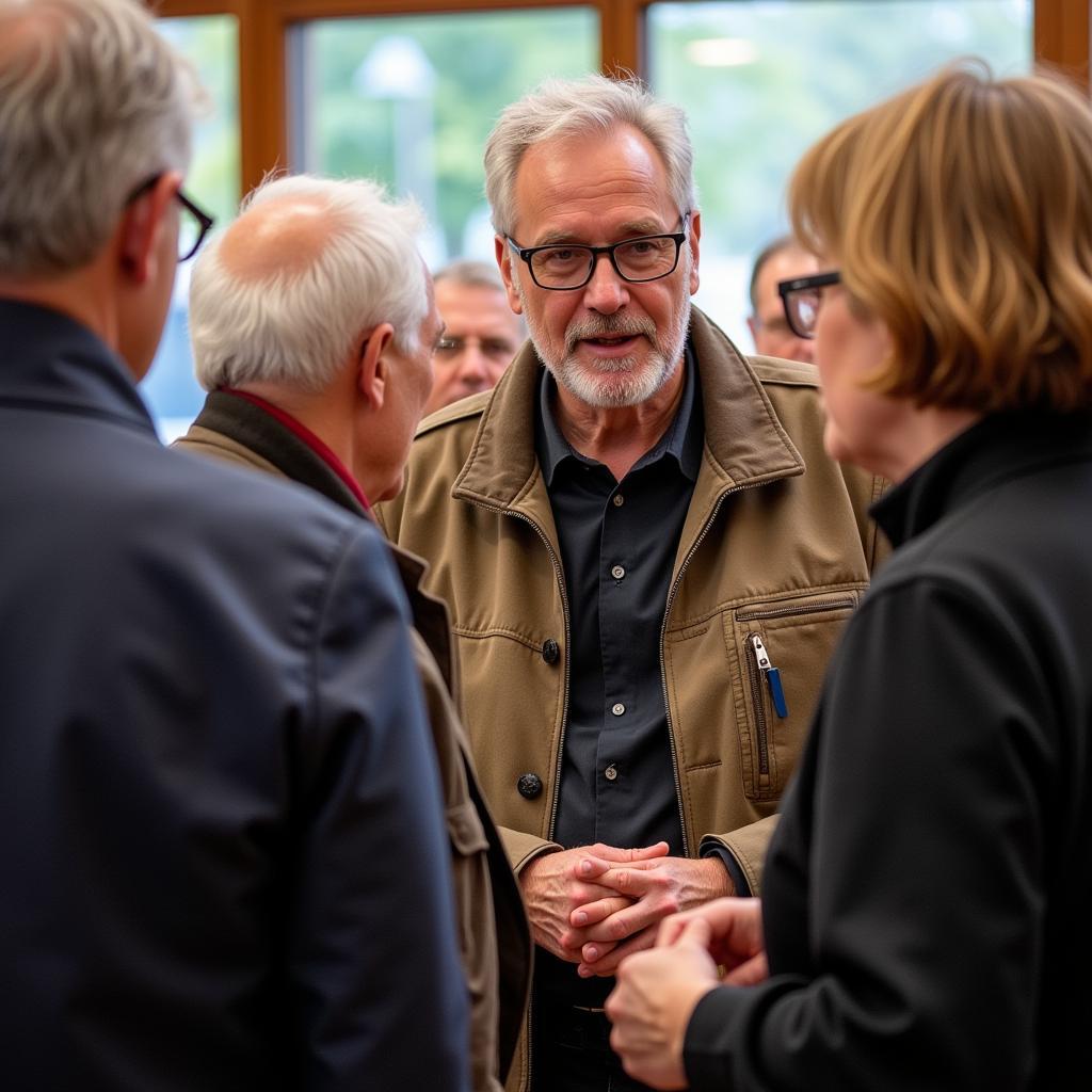 Arthur Horvath bei einer Veranstaltung in Leverkusen.