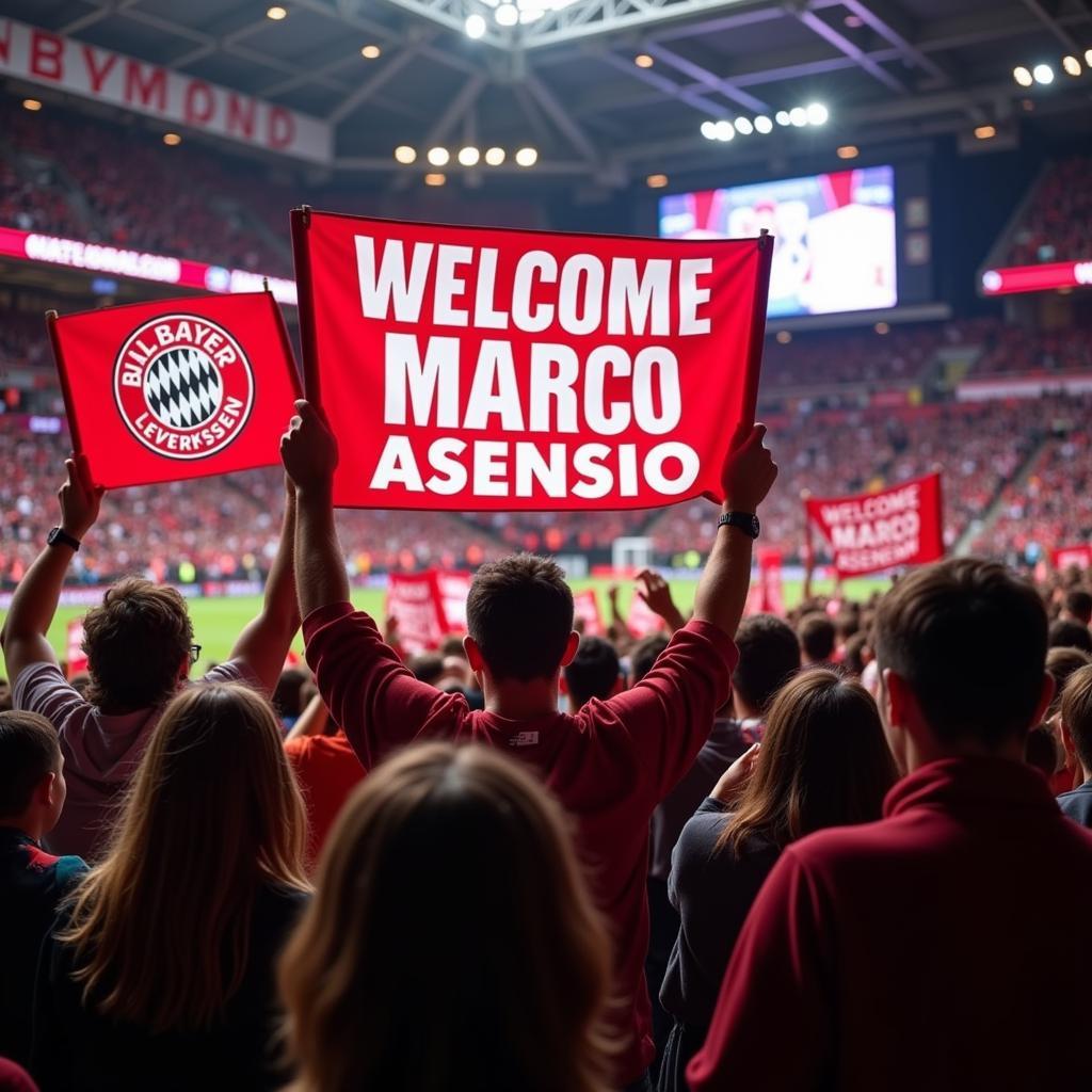 Bayer Leverkusen Fans hoffen auf Asensio Transfer