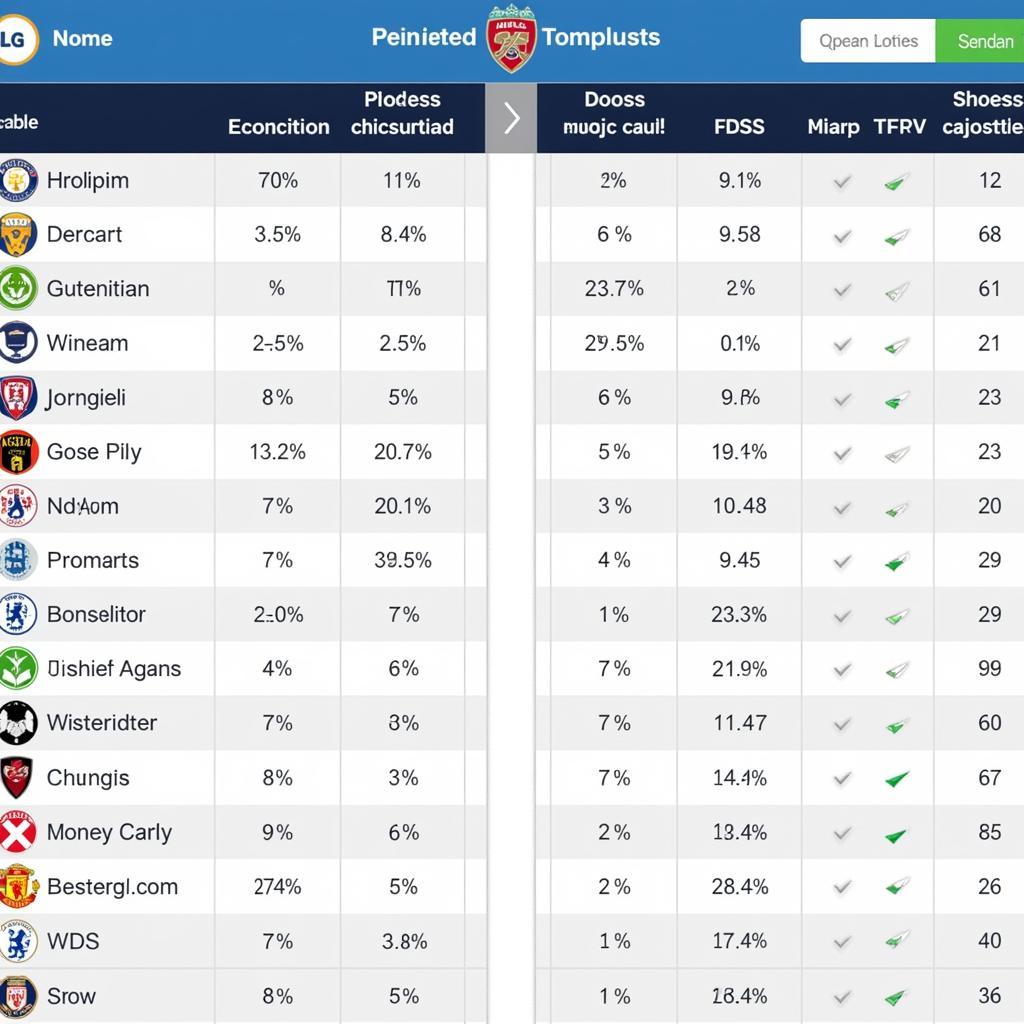 Statistischer Vergleich von Atalanta und Leverkusen