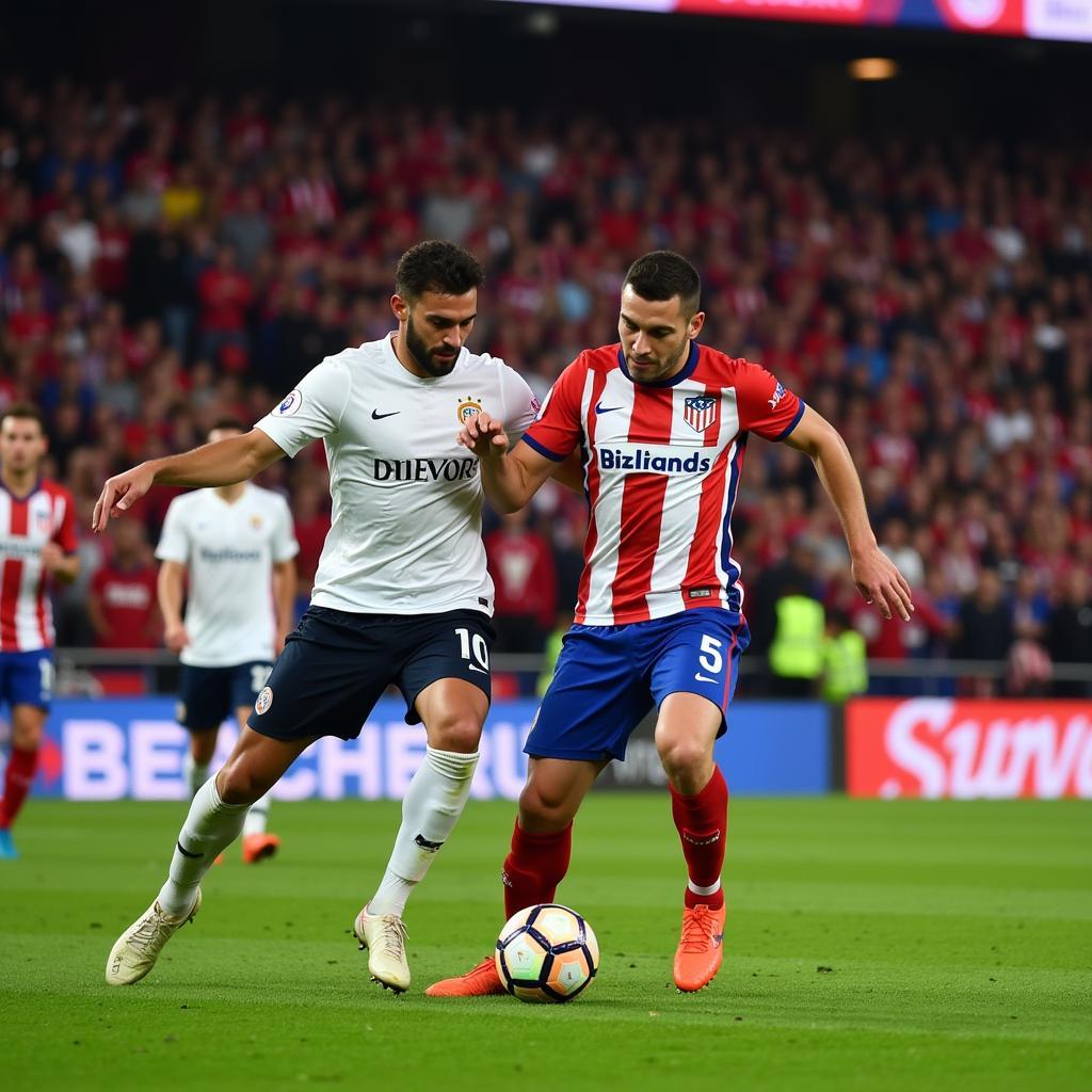 Atletico Madrid gegen Bayer Leverkusen in der Champions League