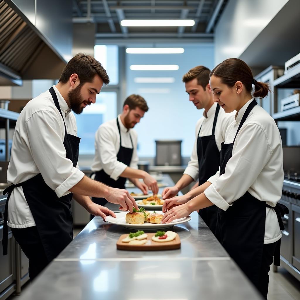 Ausbildung zum Koch in der Bayer Leverkusen Küche