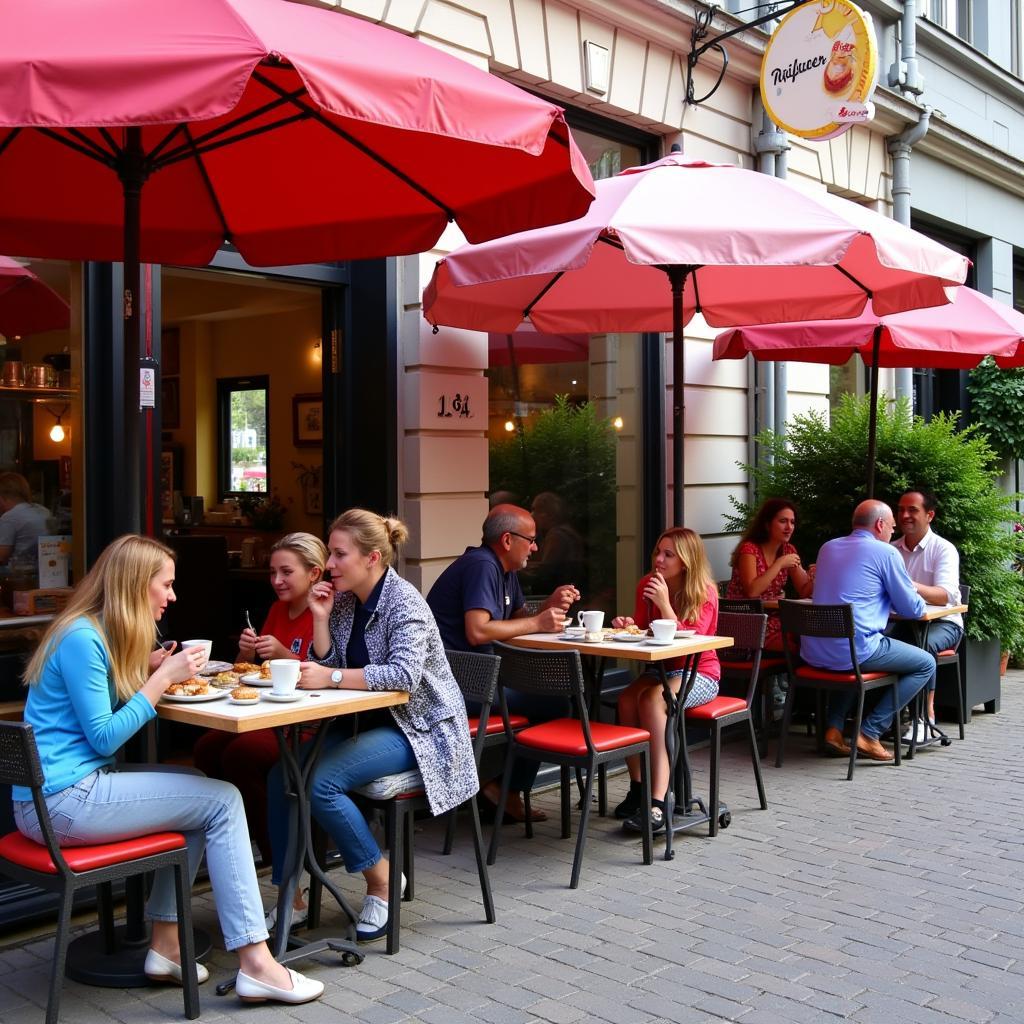 Gemütliches Cafe mit Terrasse in Leverkusen