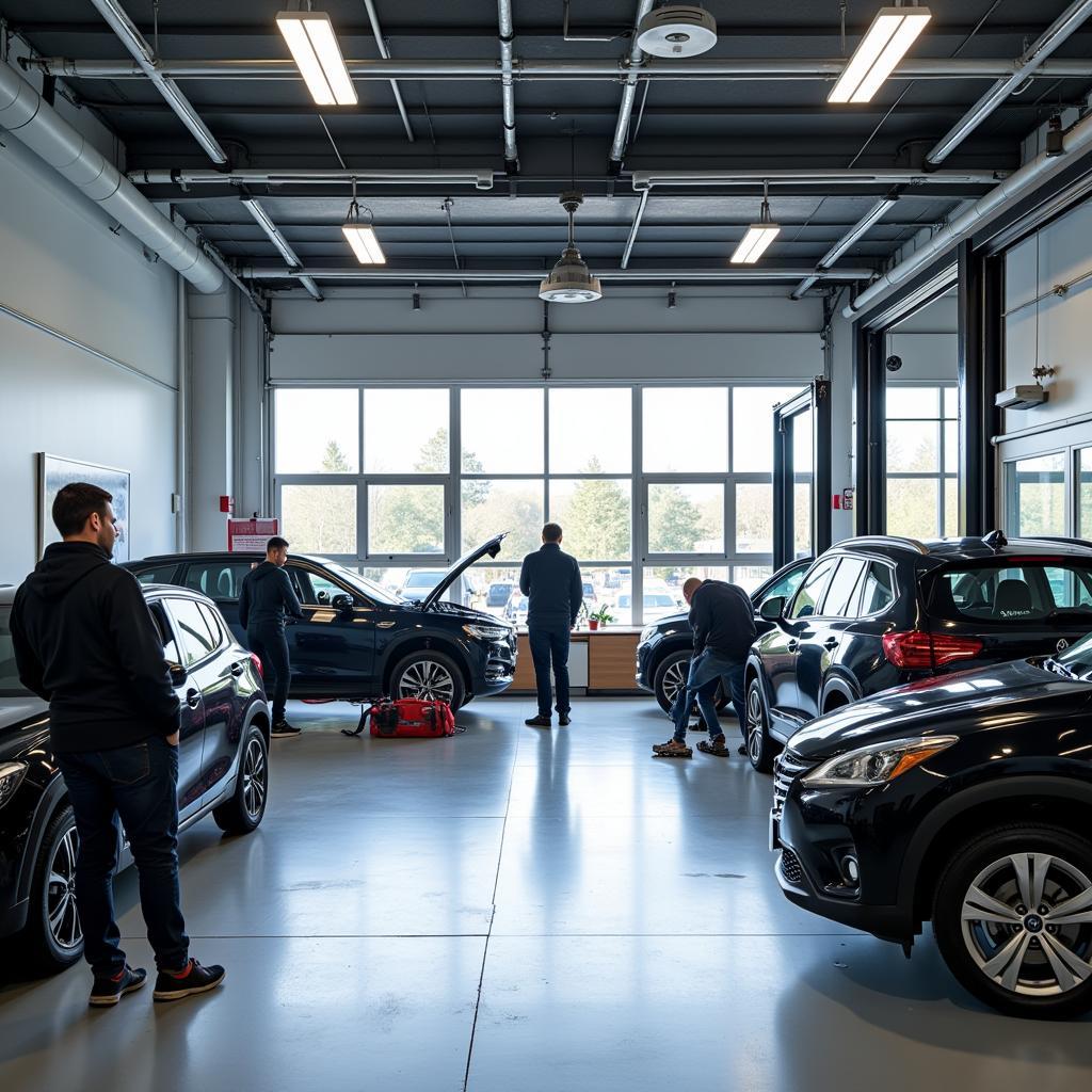 Autofit Zentrum Leverkusen Werkstatt: Moderne Ausstattung und geschultes Personal für alle Fahrzeugmarken.