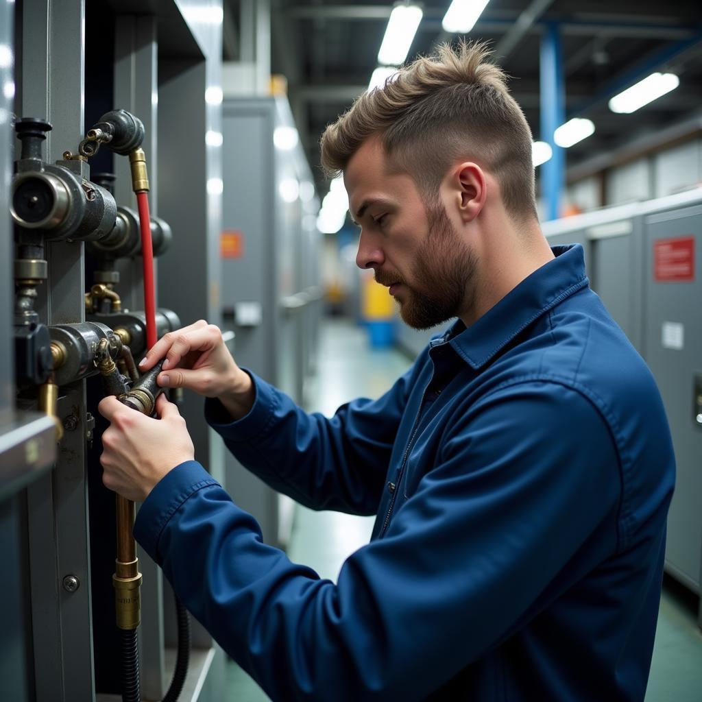 Wartung einer Autogasanlage in Leverkusen