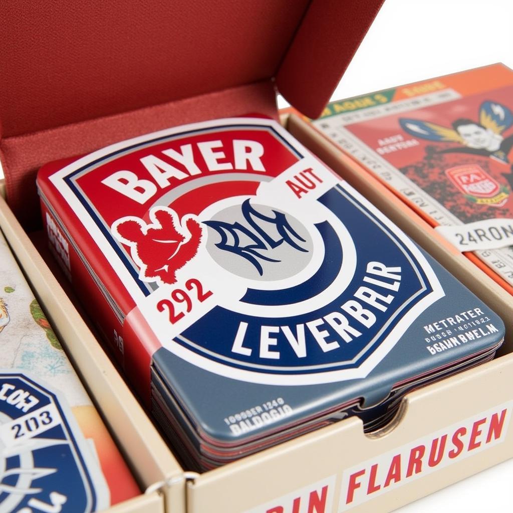 Autogrammkarten Bayer Leverkusen Saison 23/24 - Aufbewahrungsbox