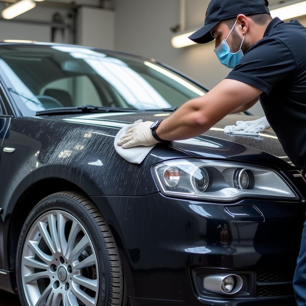 Professionelle Fahrzeugaufbereitung bei Autosattlerei Prinz Leverkusen