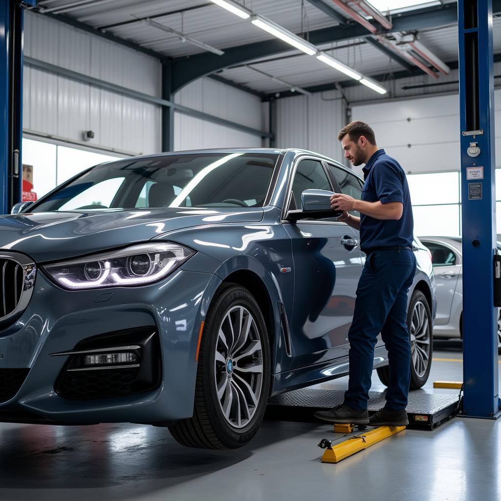 Regelmäßige Inspektion in einer Autowerkstatt in Leverkusen Wiesdorf